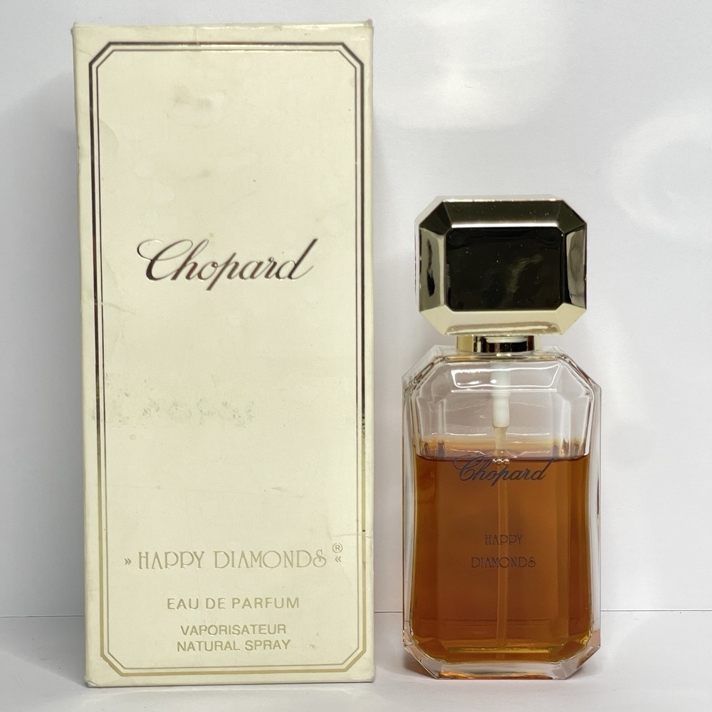 Chopard HAPPY DIAMONDS for women Eau De Parfum 75ml / 2.5oz spray VTG See Pics